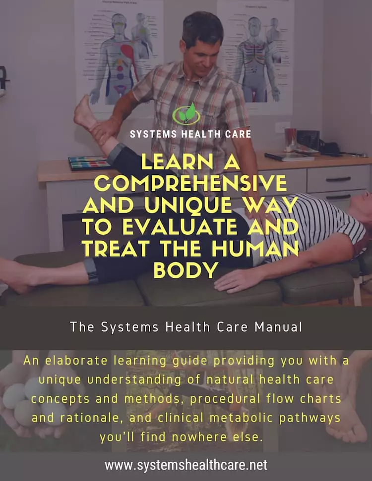 Learn a comprehensive and unique way to evaluate the human body: The Systems Health Care Manual